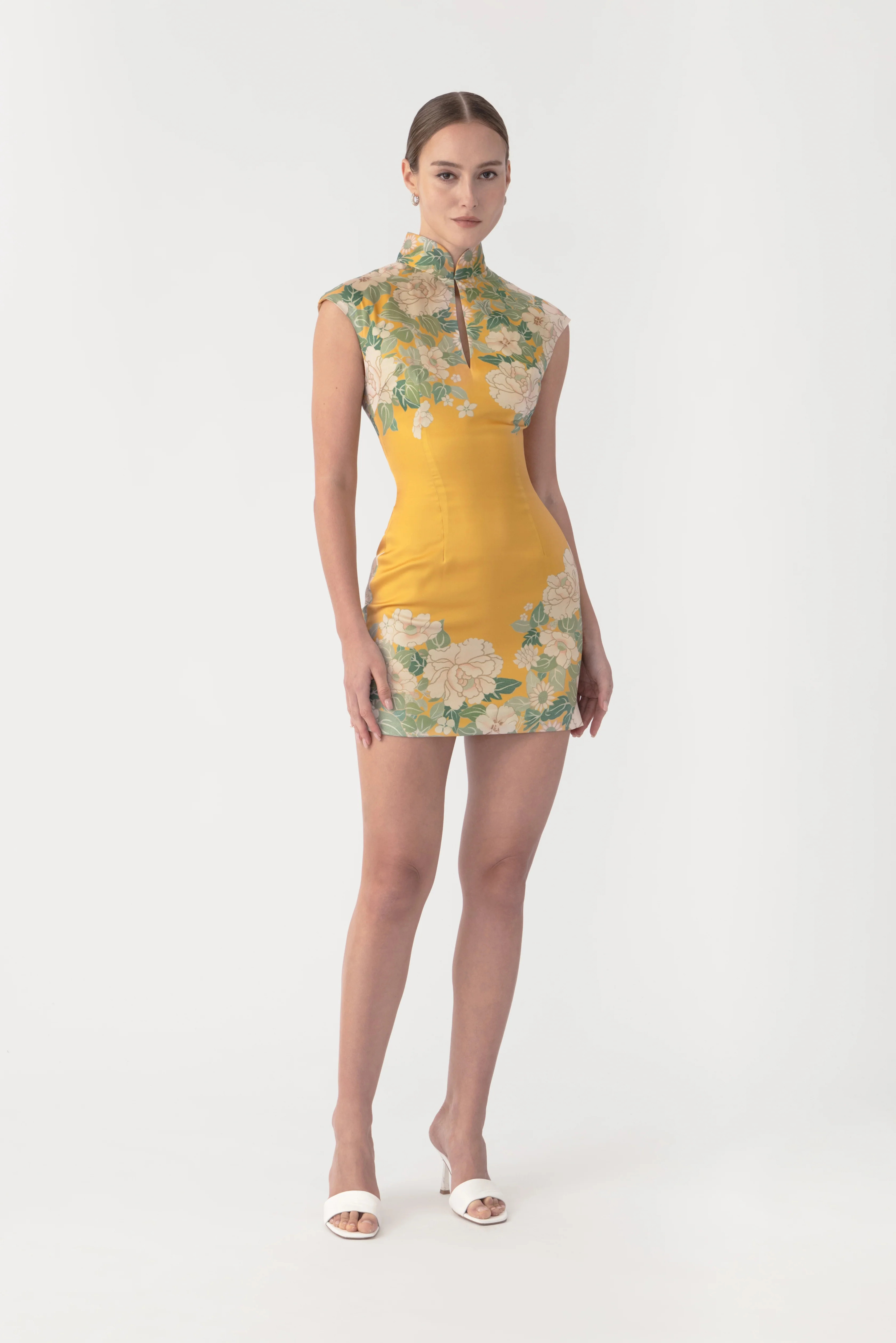 Cass Satin Mini Dress | Sau Lee