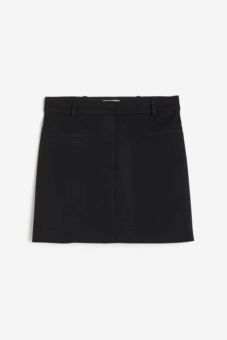 Twill Skirt - Black - Ladies | H&M US | H&M (US + CA)