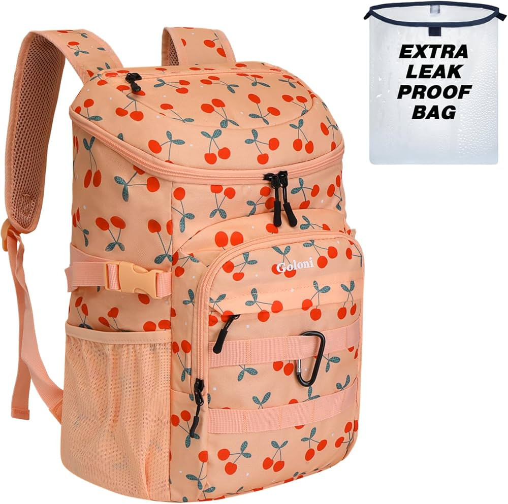 Cooler Backpack Insulated Leak Proof,Small Soft Coolers Bag for Men and Women Camping,Travel,Beac... | Amazon (US)