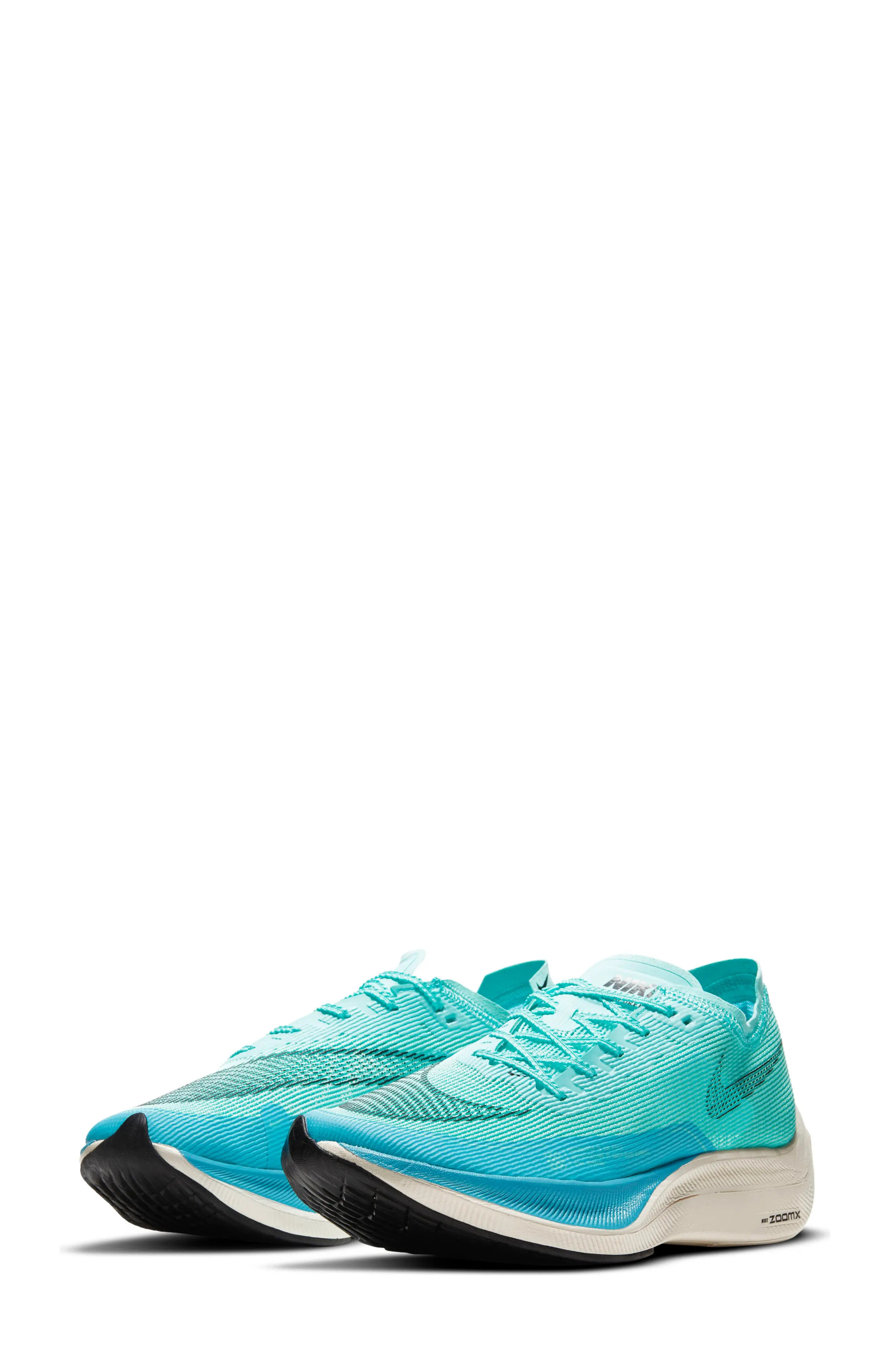 NIKE ZoomX Vaporfly NEXT% 2 Racing Shoe in Aurora Green/Black at Nordstrom, Size 10 | Nordstrom