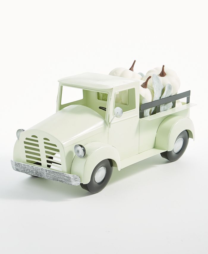 Martha Stewart Collection White Pumpkin Truck Figurine, Created for Macy's & Reviews - Home - Mac... | Macys (US)