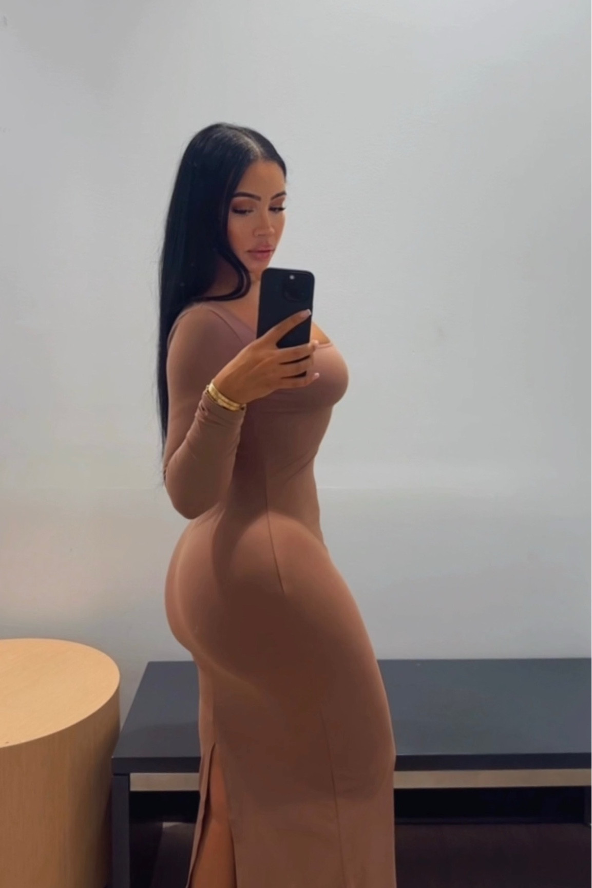 skims maxi dupe from target <3 super comfy and body hugging.. wearing a size small.  