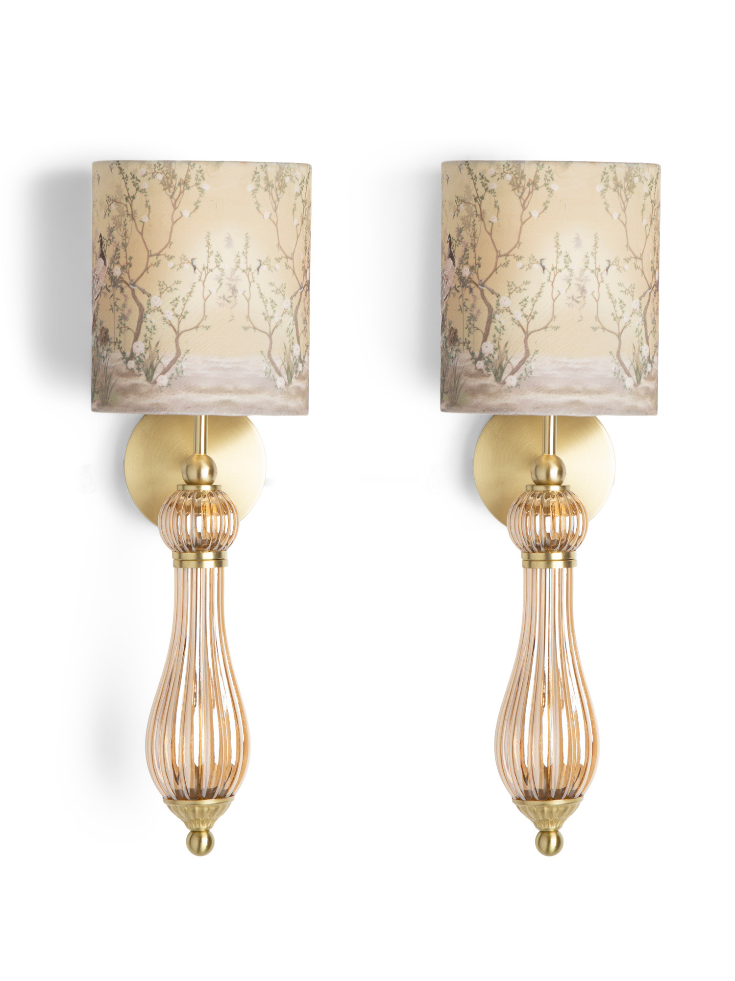 2pk 8x7x22.5 Glass Teardrop Rechargeable Wall Sconces | Marshalls