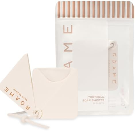 ROAME Portable Soap Sheets – Ultra-Thin Soap for Hand Moisture & Hygiene – Water-Activated, C... | Amazon (US)