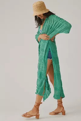 Ruched Side-Slit Kimono | Anthropologie (US)