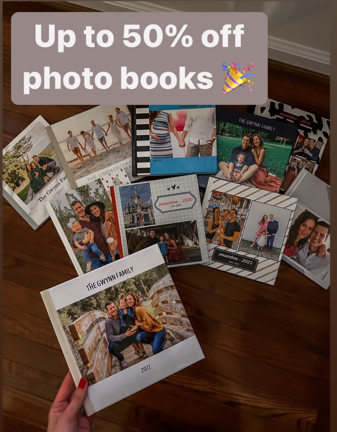 50% off almost everything at Shutterfly! Personalized photo books make such a meaningful gift!

#LTKCyberweek #LTKGiftGuide #LTKHoliday