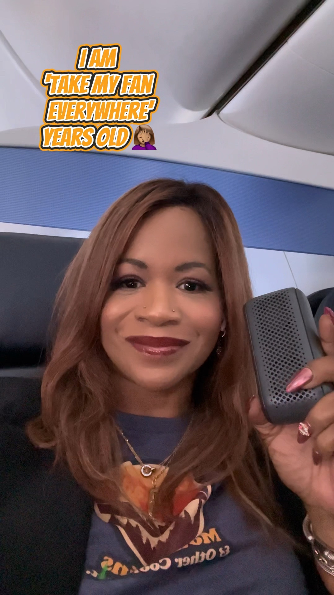 Where are my perimenopausal and menopausal ladies? I have something you will LOVE! 
This blade-less, discreet rechargeable fan needs to be yours ASAP! I take mine everywhere for those unpredictable “personal summer” moments. (Only 3 left in stock. 5% coupon offer as of today). 
It’s quiet, light and holds a 20+ hour charge! 
The twin turbine system ensures a cold air experience, not a hot air let down. 
4.5” is the perfect purse, travel, desk and hand carry. 
4.49"D x 1.49"W x 2.21"H

It even won the Good Design Gold Award and MUSE Design Award for its excellent function, design and appearance! It fits seamlessly in my hand. 


#LTKVideo #LTKOver40 #LTKTravel