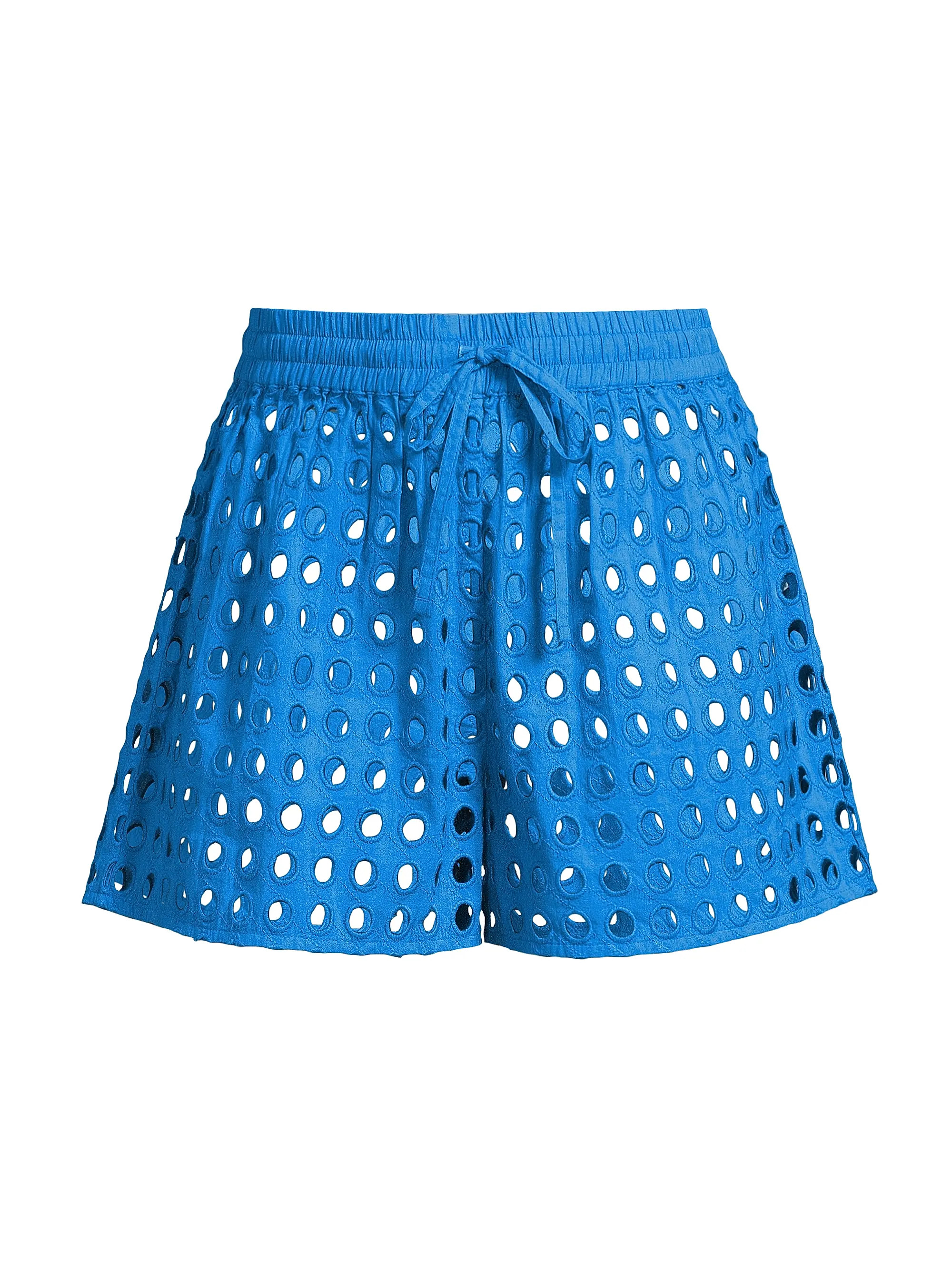 Solid & Striped The Charlie Eyelet Shorts | Saks Fifth Avenue | Saks Fifth Avenue