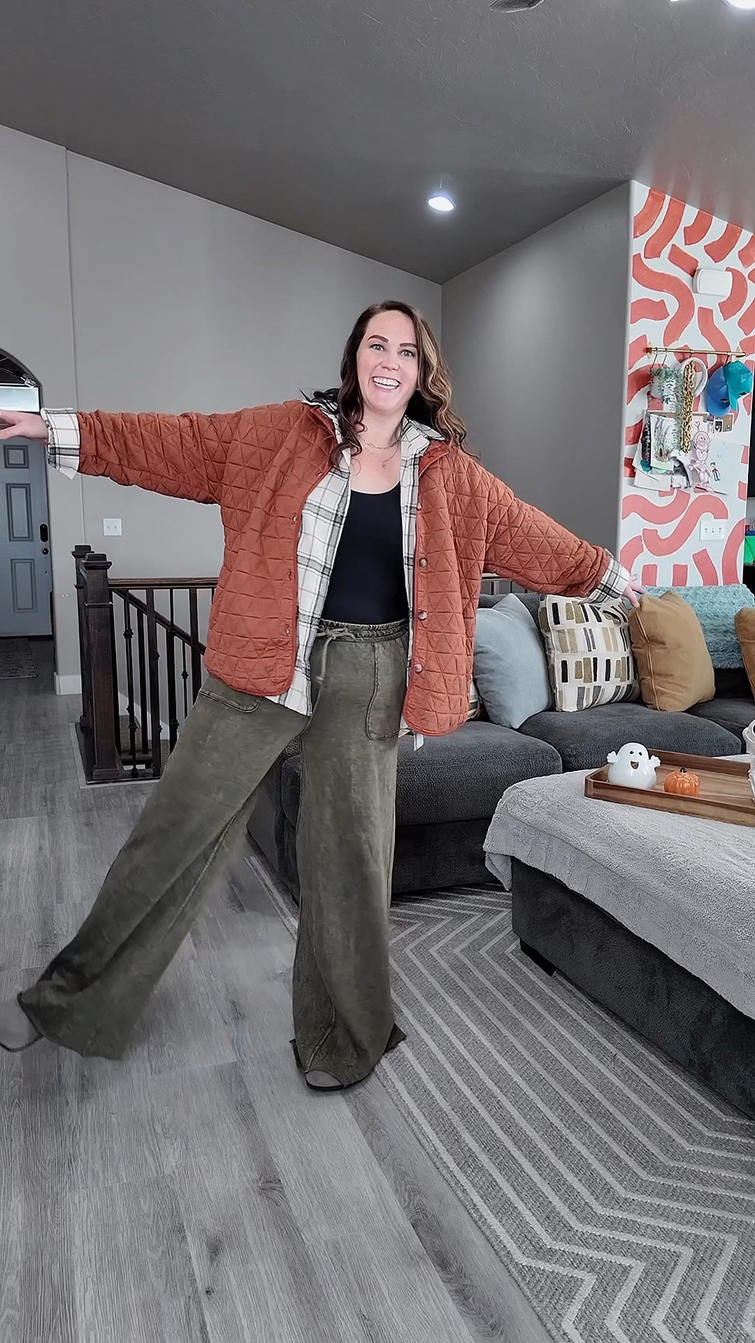 Okay but is this jacket not the most perfect jacket to pair with these pants!!? I CANNOT!! 😍😍 

Don’t forget to use ‘KAYLEEWEARSTHAT20’ if you want to snag yourself some of these pants, when checking out at Three Bird Nest, for 20% off your order! 

The jacket is so so soft, ugh, obsessed. I can’t. It’s thin, but still keeps you feeling so cozy. I was so comfy at work today! 😍

AND THE PANTS!!! Can we all appreciate the length on them!? Like!! I’m obviously speechless. They are so cozy and so perfect for lounging in or dressing up!! LOVE LOVE LOVE! 

ANYWAY! What you came for!! 

Bra (38DD): @delimirabras 
Undies (XXL): @meundies 
Pants (XL): @threebirdnest
Shirt (XXL): @pumiey.us 
Light weight Flannel (XXL): @amazonfashion
Jacket (XL): @evalessofficial 
Necklace: @skysgembox 
Shoes: @projectcloudshoes 
Bag: @onequince 
Hydration: @alaninutrition & @hydrojug 

#midsizestyle #falloutfits #falloutfit #cozyoutfit #onthego #weekendoutfit #fallfashion #cozyfall #easyoutfitidea #midsize #amazonfinds  #quincepartner #MeUndiesPartner #evaless #evalessofficial

#LTKSeasonal #LTKTall #LTKMidsize