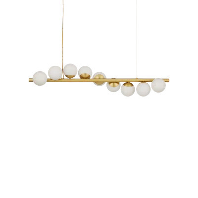 Barcarolle 9 - Light Sputnik Modern Linear Chandelier | Perigold