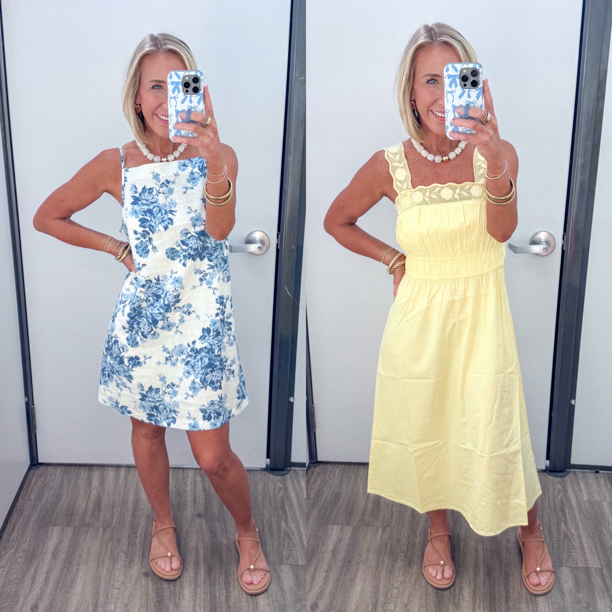 Old Navy - in store try-on. Sleeveless Mini Shift Dress - size XS. 4 colors. Fit & Flare Smocked-Waist Midi Dress - size XS. 2 colors.

#LTKSaleAlert #LTKOver40 #LTKSeasonal