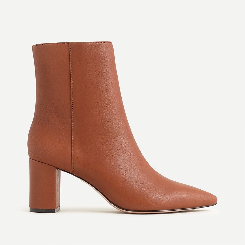 Pointed-toe Sadie boots in leather | J.Crew US
