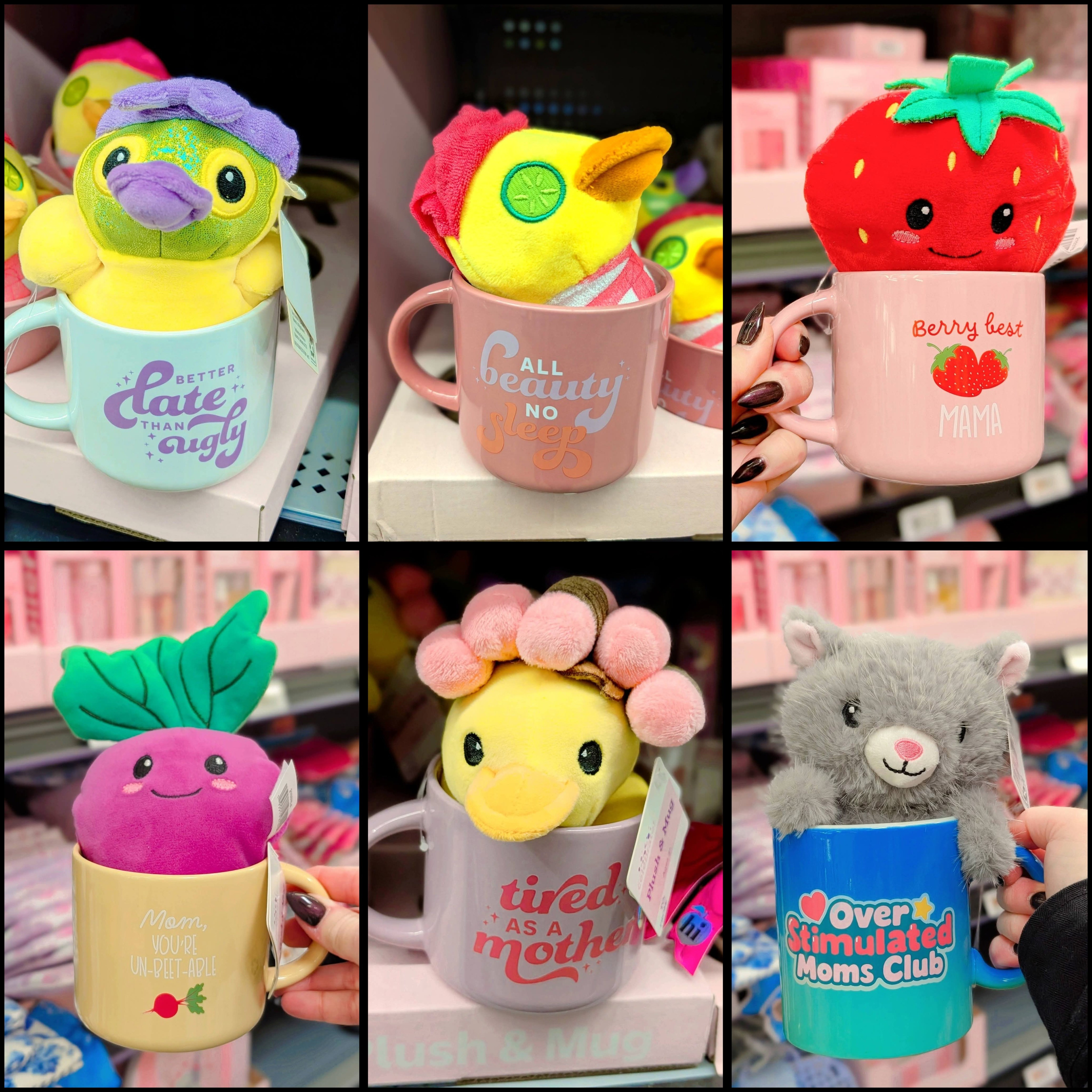 New Mother's Day mug sets!☕💐🐤💅🎀


