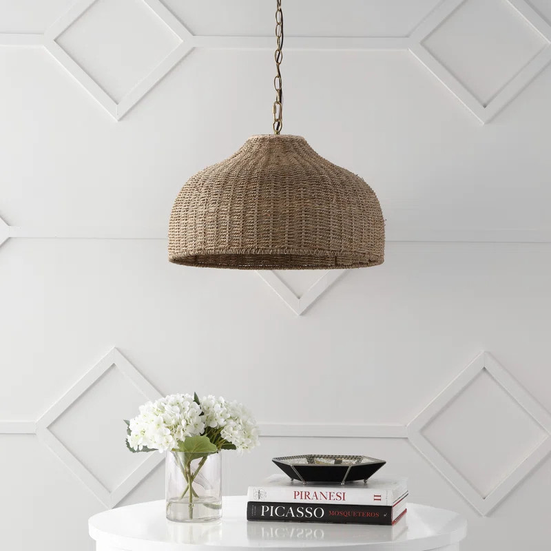 Aaroosh 1 - Light Brown/Brass Gold Pendant | Wayfair North America