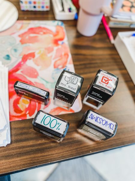 Custom rubber stamps for teachers. Back to school, teacher appreciation gift idea  

#LTKunder50 #LTKsalealert