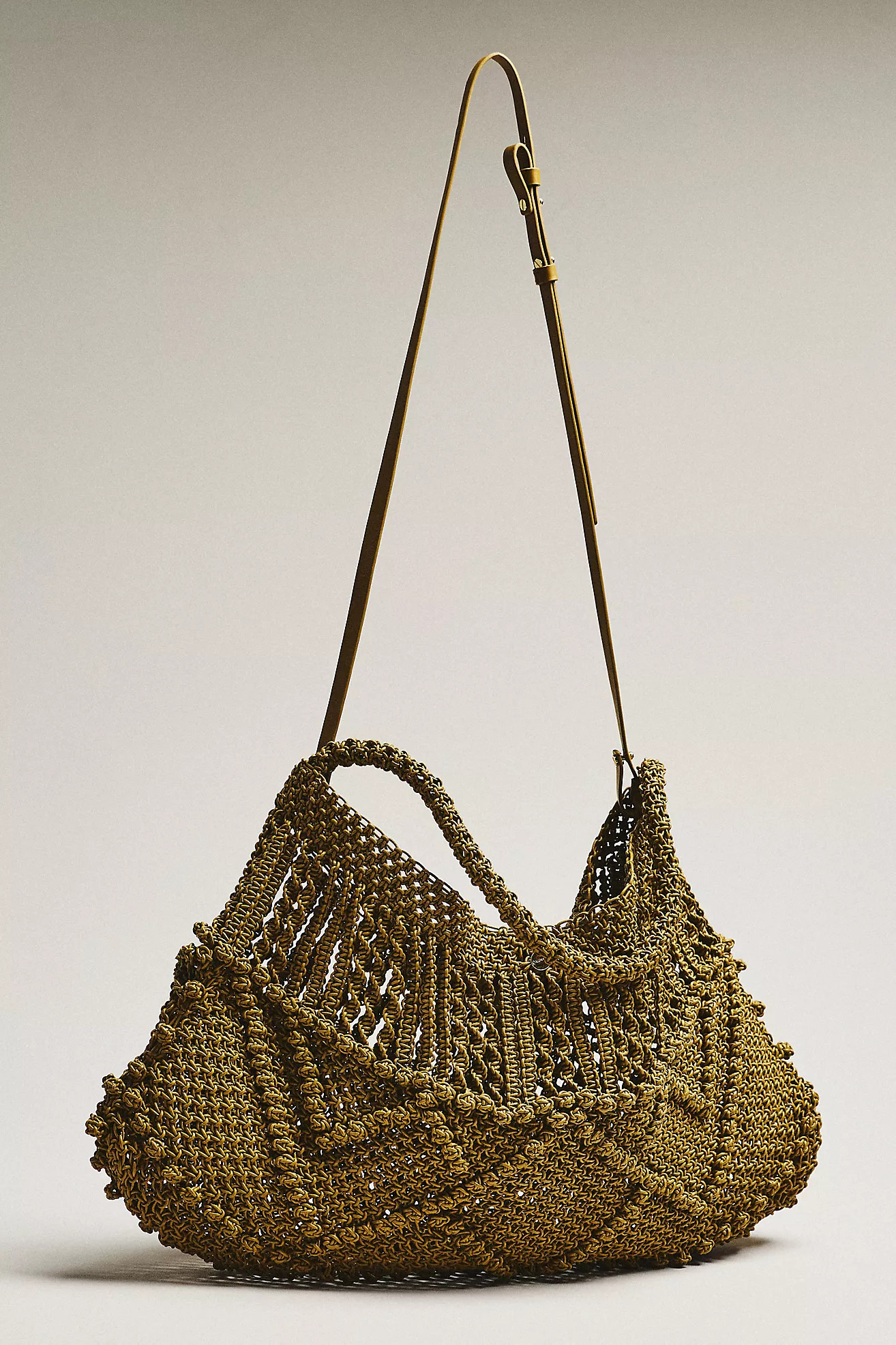 AL\u00c9MAIS Macram\u00e9 Maxi Crescent Tote | Anthropologie (US)