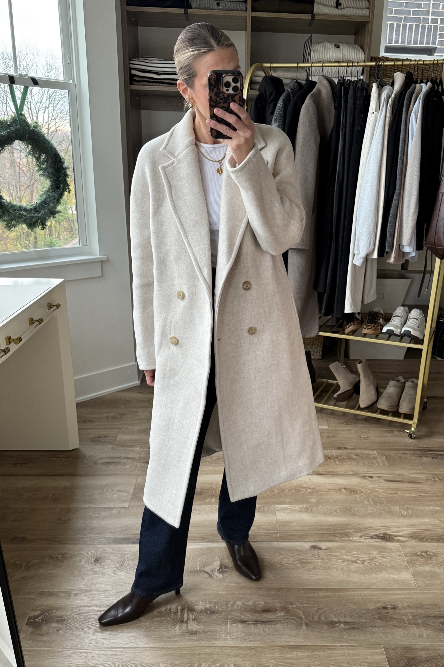 Wearing sized down one in XS (runs big)

#LTKStyleTip #LTKOver40 #LTKSeasonal