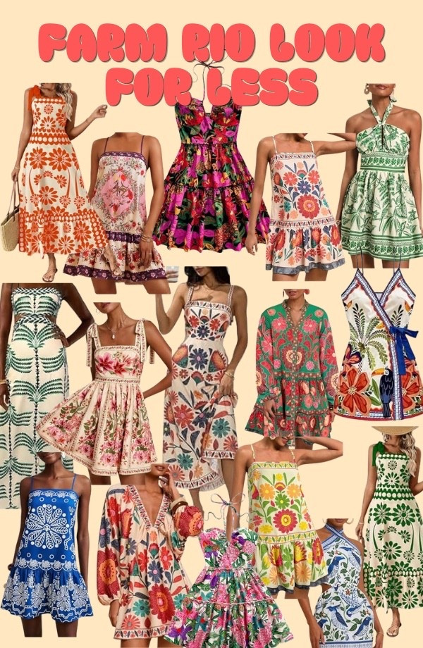 Farm Rio looks for less from Amazon!
These Amazon dresses are perfect for summer vacations!

#LTKTravel