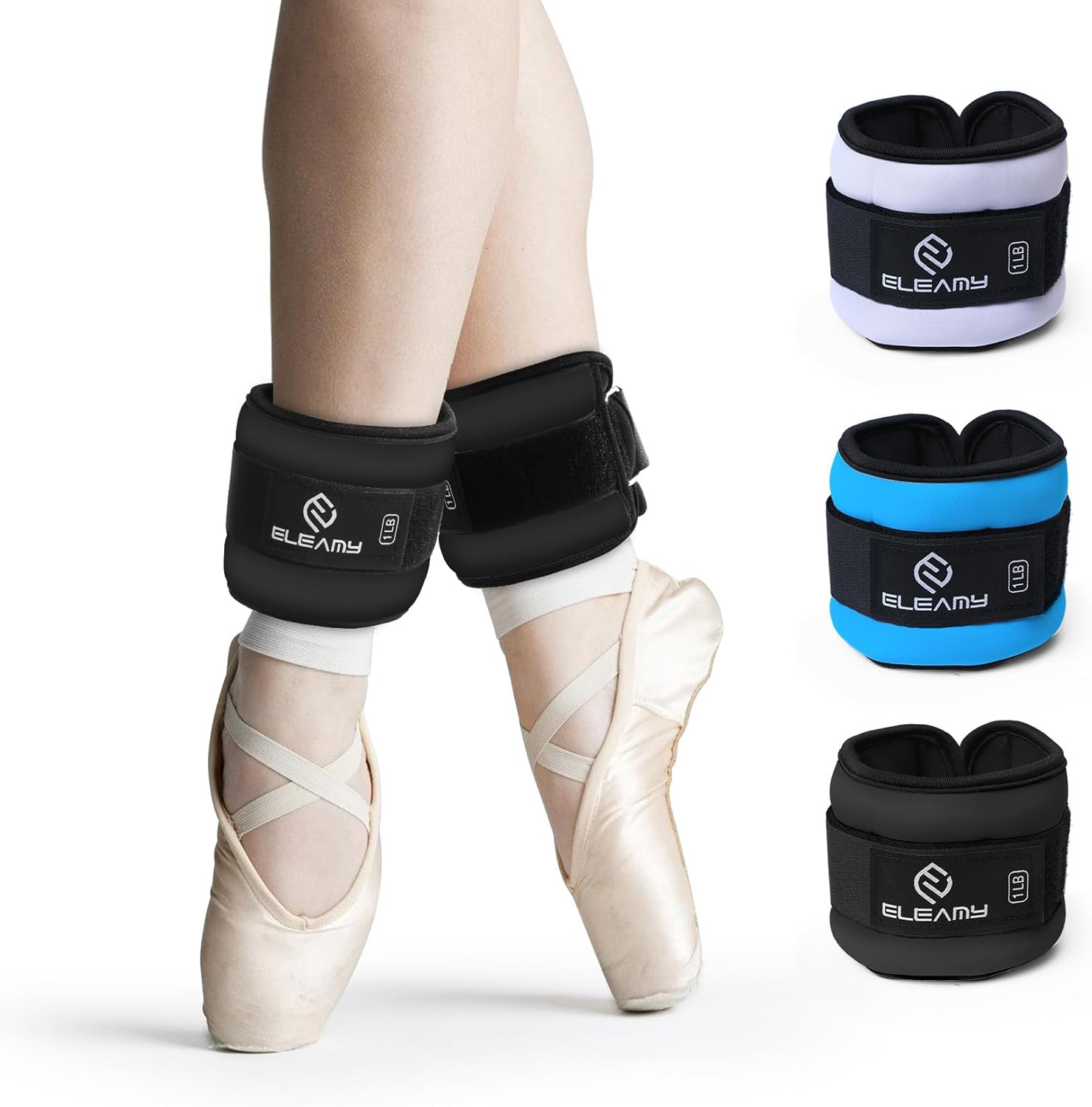 Ankle Weights for Women & Men - 0.5/1/2/3lb*2 Pairs | Amazon (US)