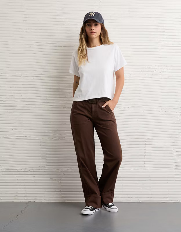 AE Stretch High-Waisted Utility Stovepipe Pant | American Eagle Outfitters (US & CA)