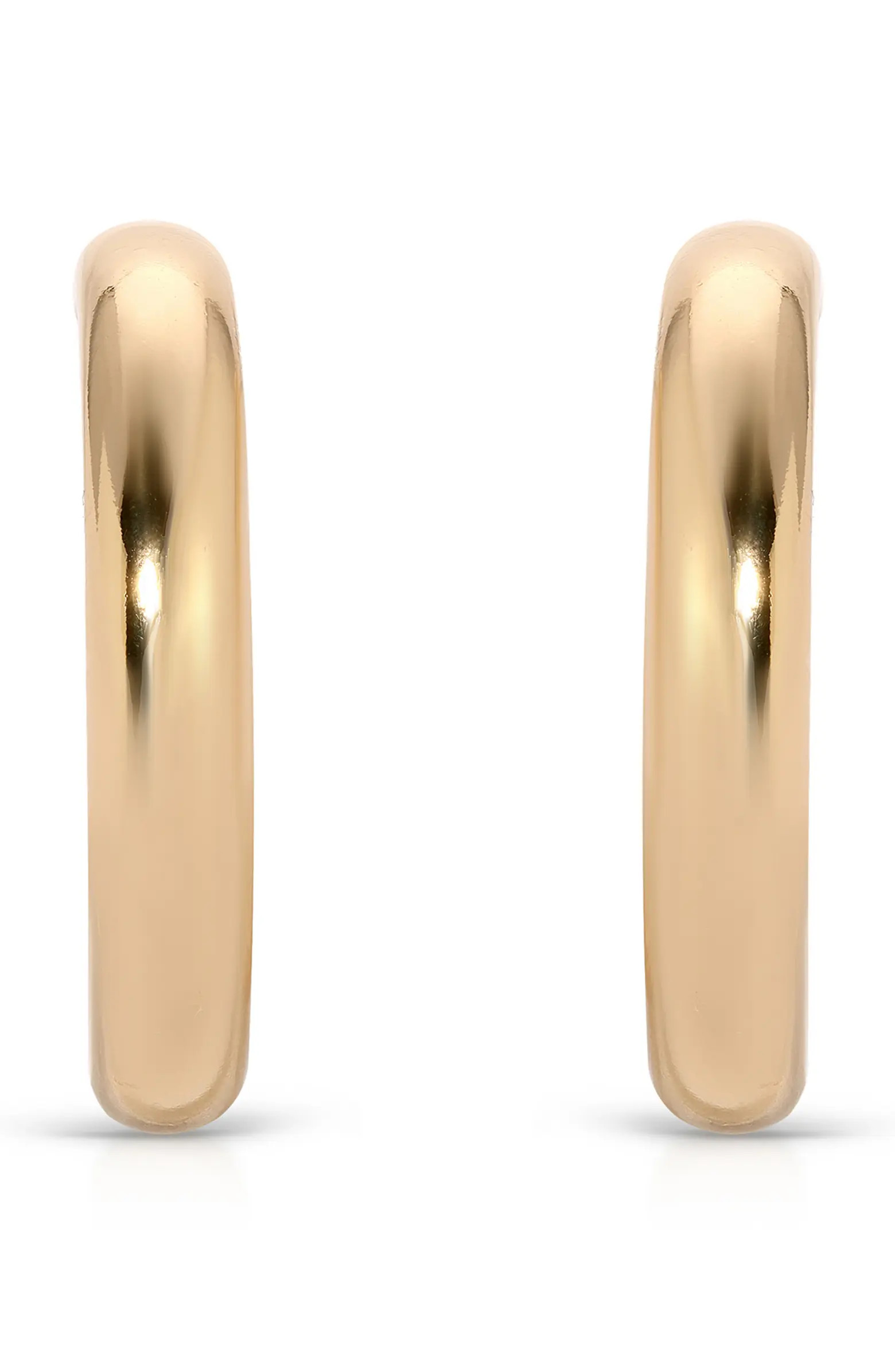 Medium Thick Classic Hoop Earrings | Nordstrom