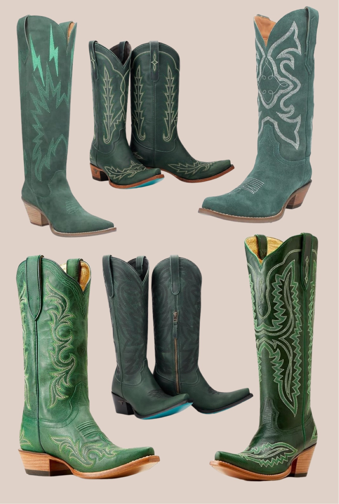 Green Cowboy Boots 

#LTKGiftGuide #LTKSeasonal #LTKU