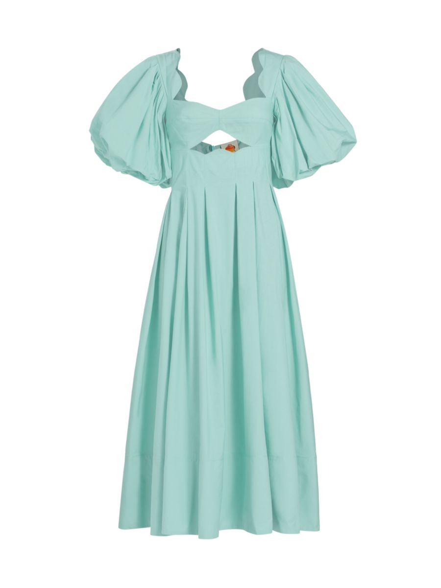 Farm Rio Cotton Cut-Out Midi-Dress | Saks Fifth Avenue