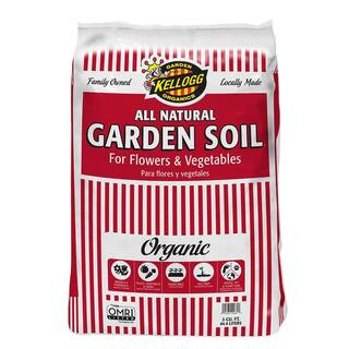 All Natural Garden Soil, Organic Soil For Flowers and Vegetables 3 cu. ft, OMRI Listed | The Home Depot