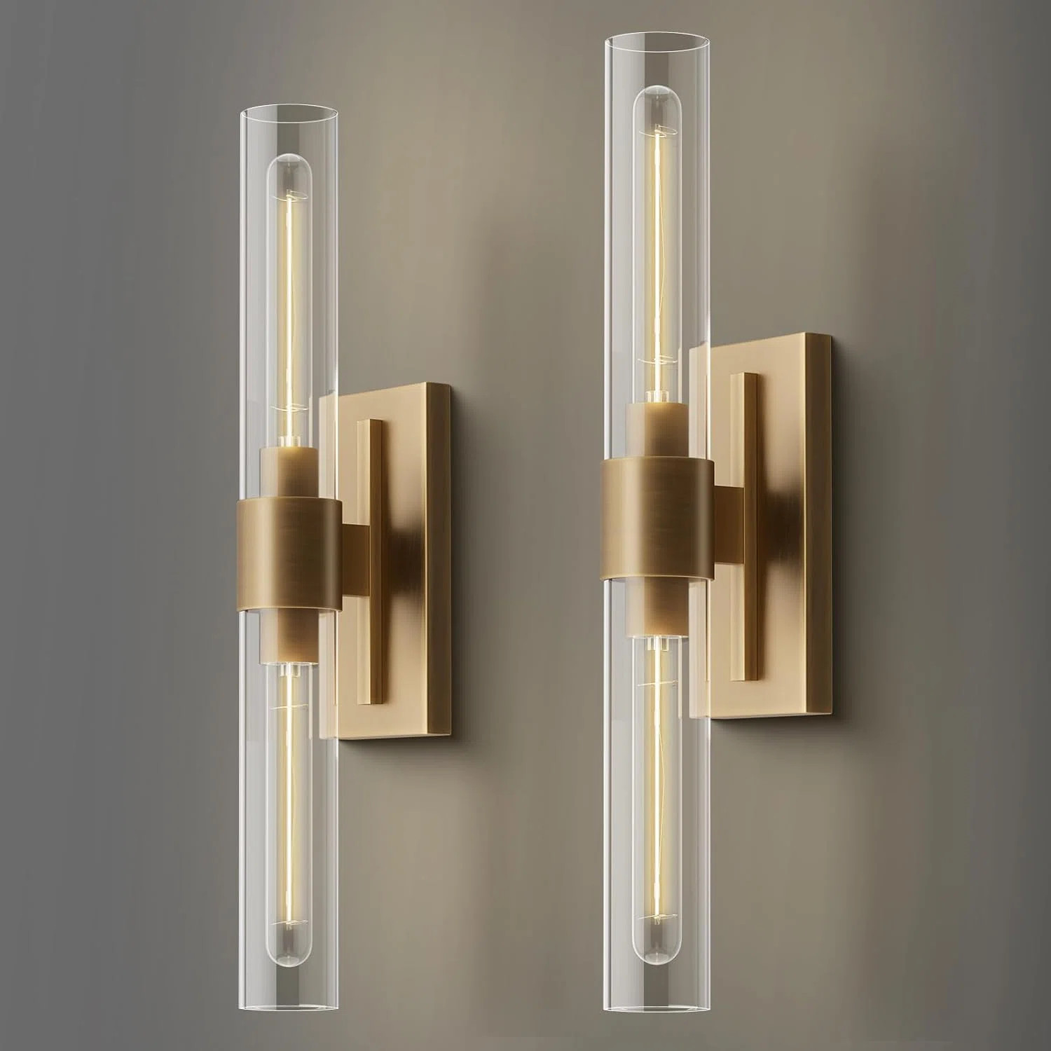 Orren Ellis Mailus Wall Sconces, 22.8" 2-light Dimmable Wall Sconce & Reviews | Wayfair | Wayfair North America