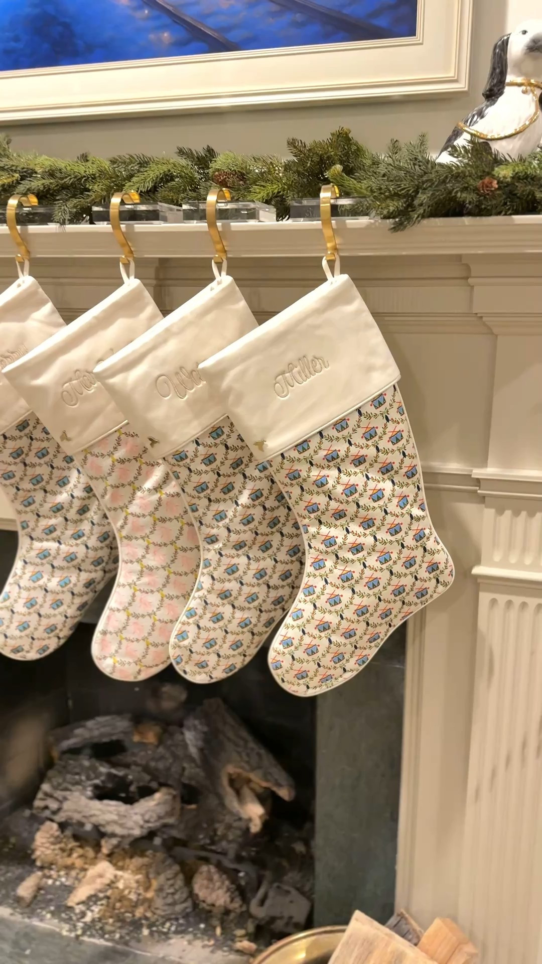 Officially a family of 6!! The last and sweetest stocking. Also linking my mantel decor it’s so classic and I use it every year. I’m also linking our stocking holders - acrylic and gold and don’t fall when pulled on perfect for kids and pets! 

#LTKHome #LTKGiftGuide #LTKHoliday