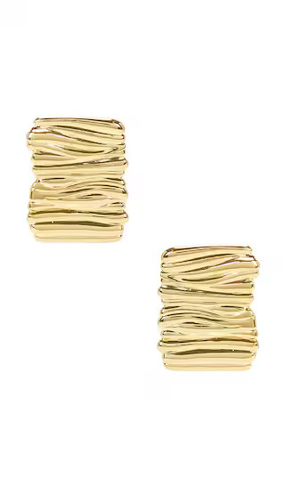 Gaia Earrings in Gold | Revolve Clothing (Global)