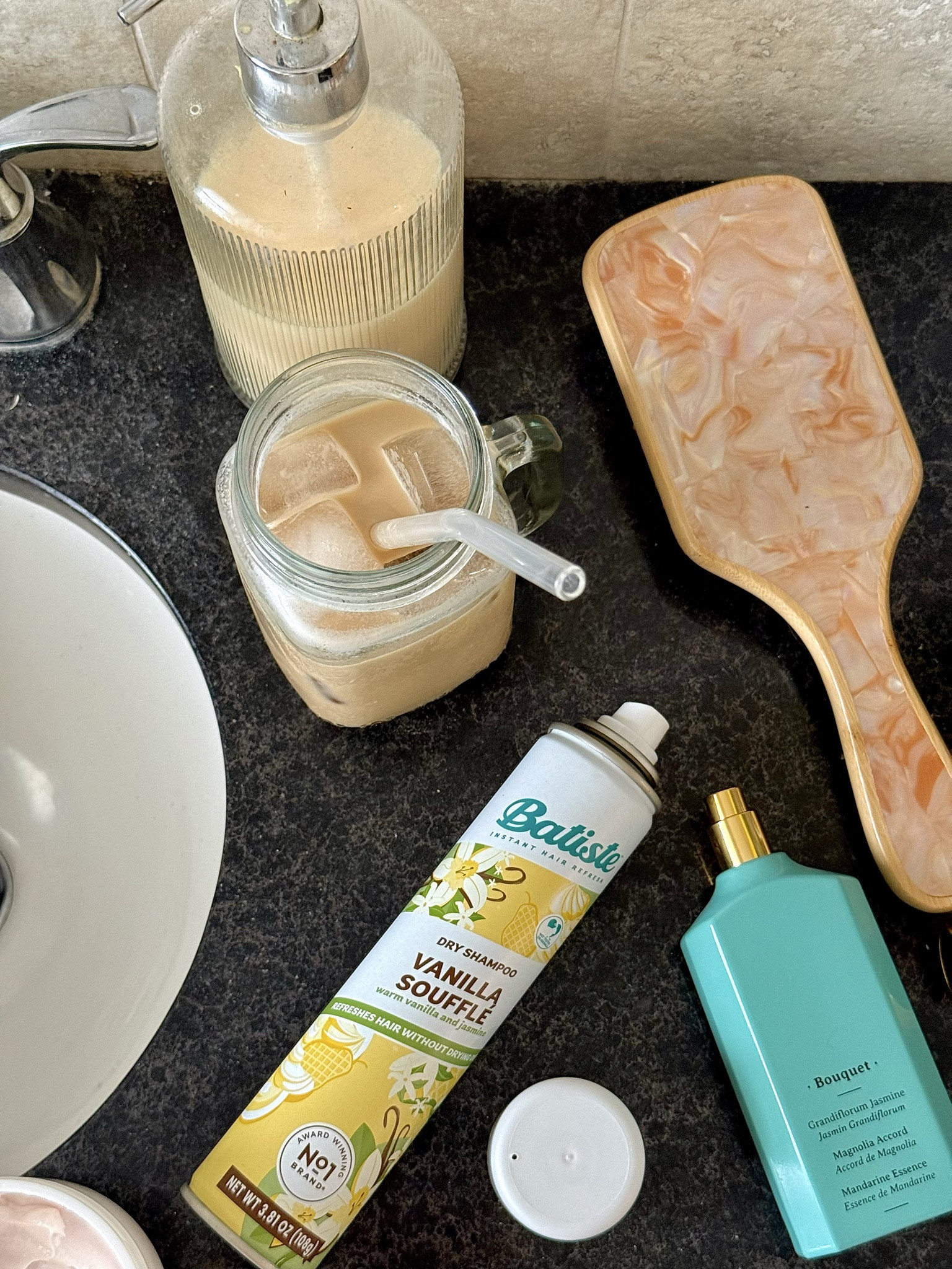 dry shampoo, grwm, pink paddle hairbrush, soft girl

#LTKgrwm