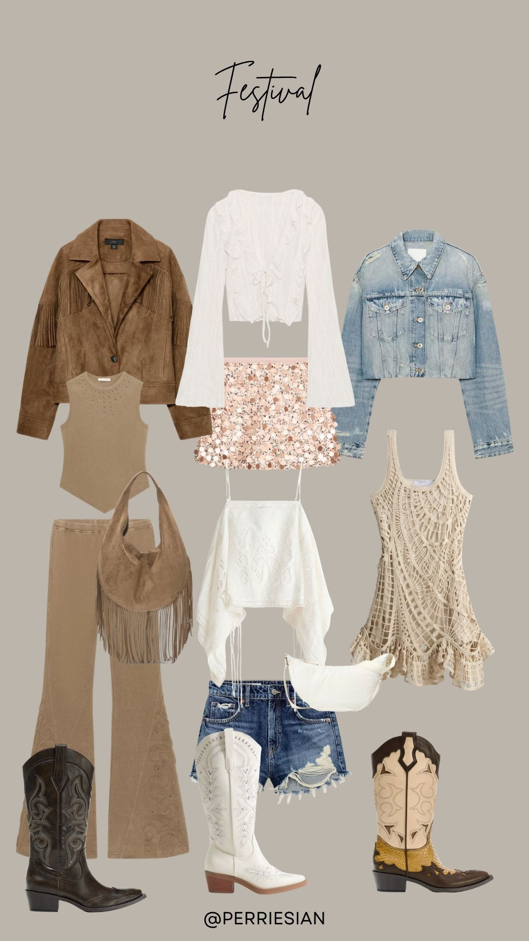 Festival Outfit Inspiration 🎪

Summer Style, Summer Outfit Inspiration, Festival Outfit, Festival Style, Crochet, Cowboy Boots, Suede Jacket, Boho Style  

 

#LTKuk #LTKspring #LTKsummer