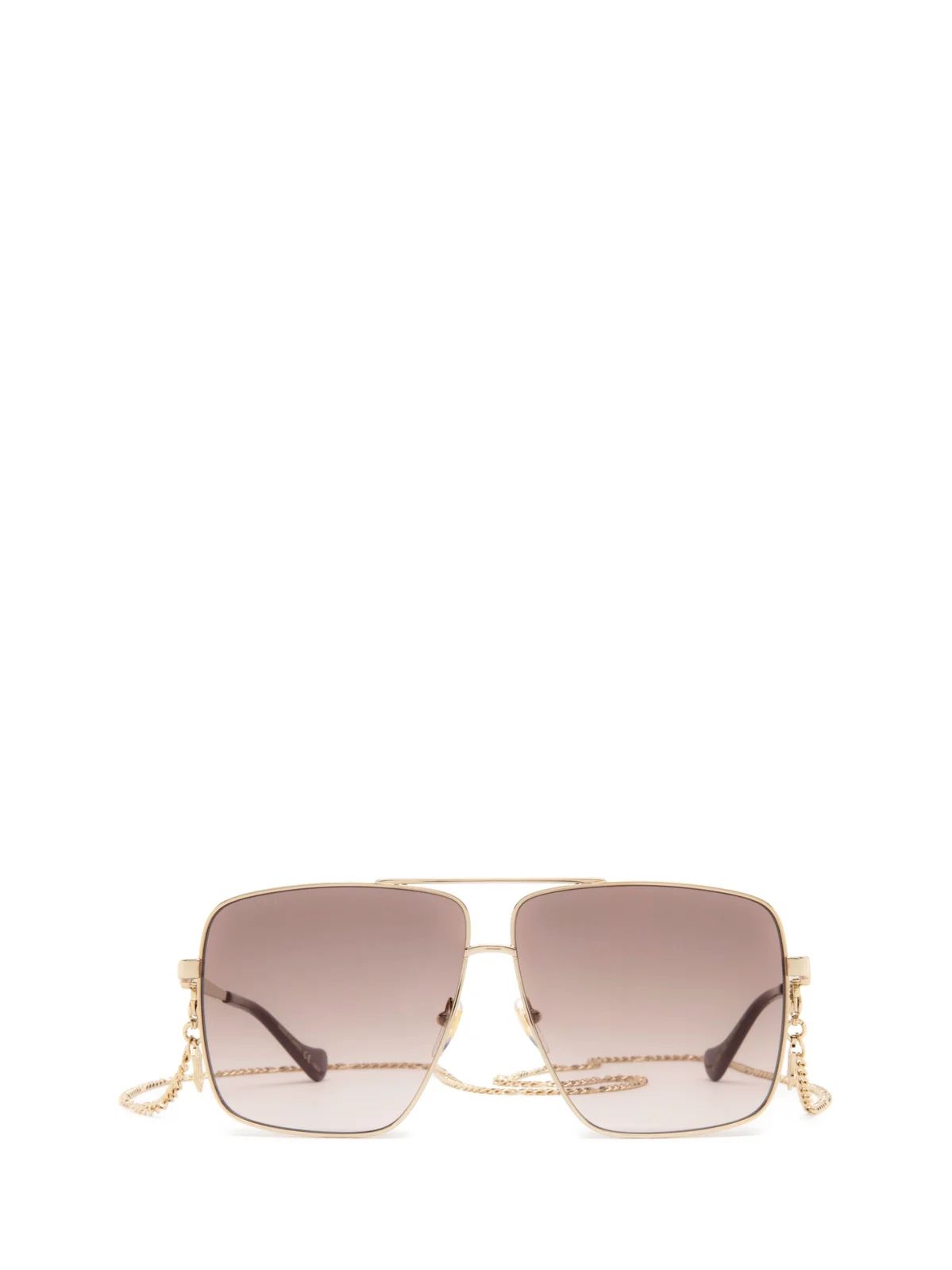 Gucci Eyewear Oversized Square Frame Sunglasses | Cettire Global