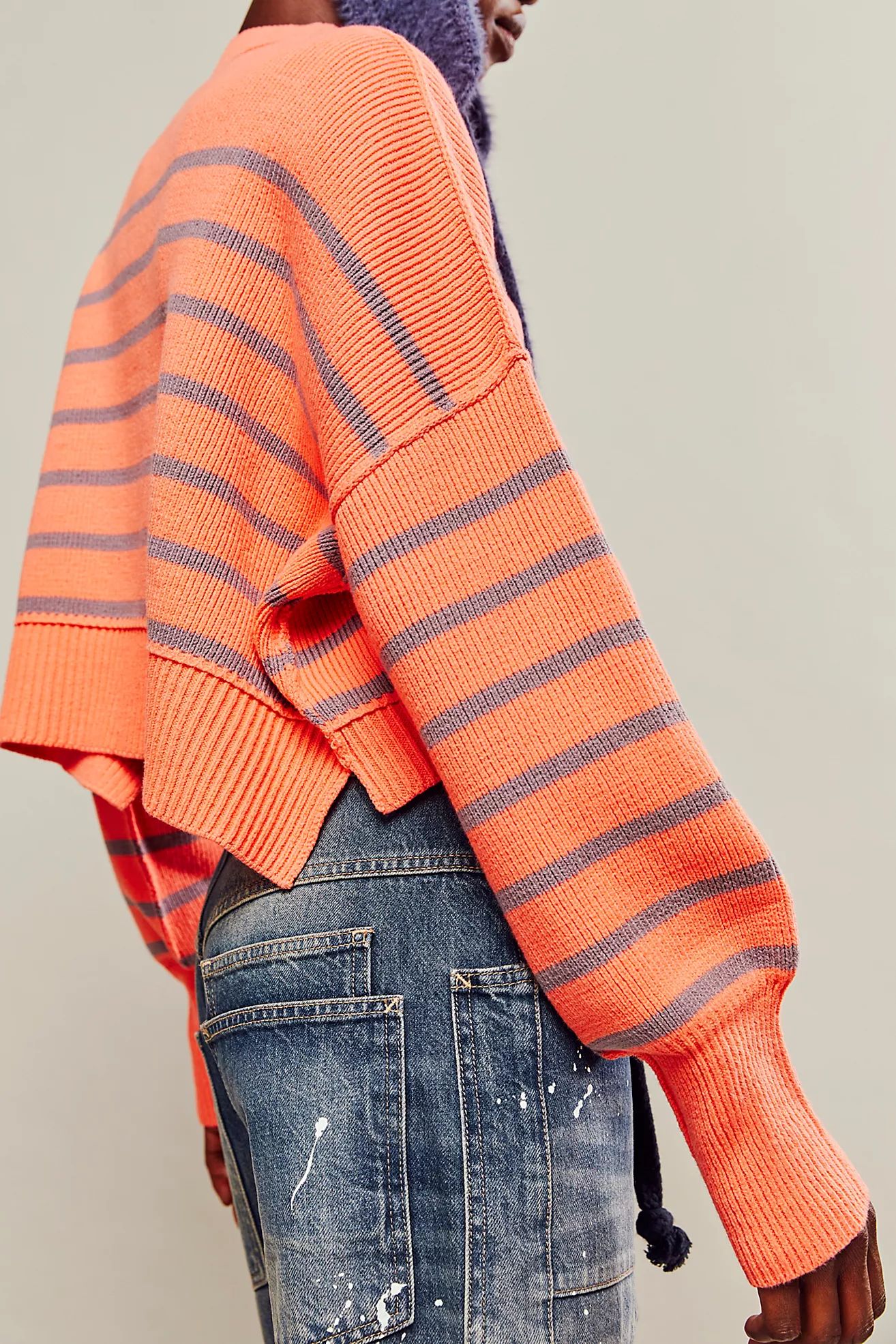 Easy Street Stripe Crop Pullover | Free People (Global - UK&FR Excluded)