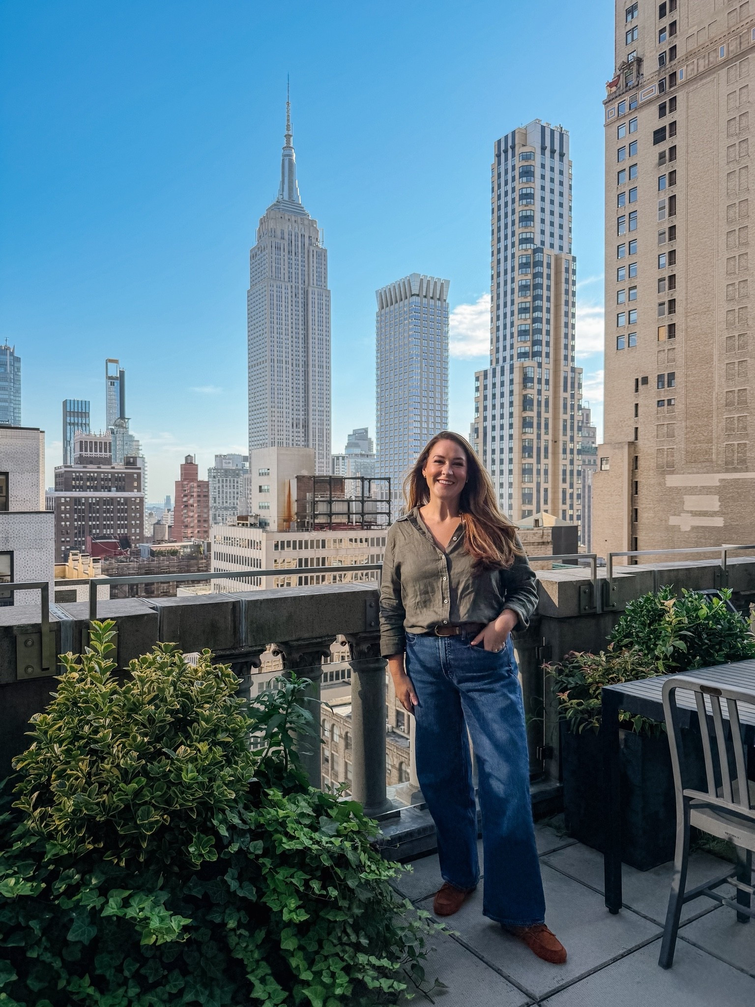 Casual workday visiting my NY office in a linen button down (size large), wide leg jeans (12P) and my favorite Sezane belt (85).

#LTKWorkwear #LTKTravel #LTKMidsize