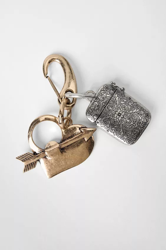 COMBINED CHARMS KEYRING KATE MOSS X ZARA | Zara UK