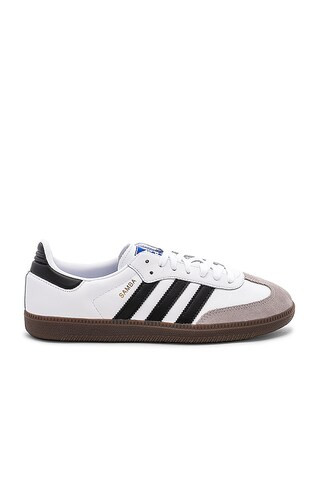 adidas Originals Samba in White, Black, & Clear Granite from Revolve.com | Revolve Clothing (Global)