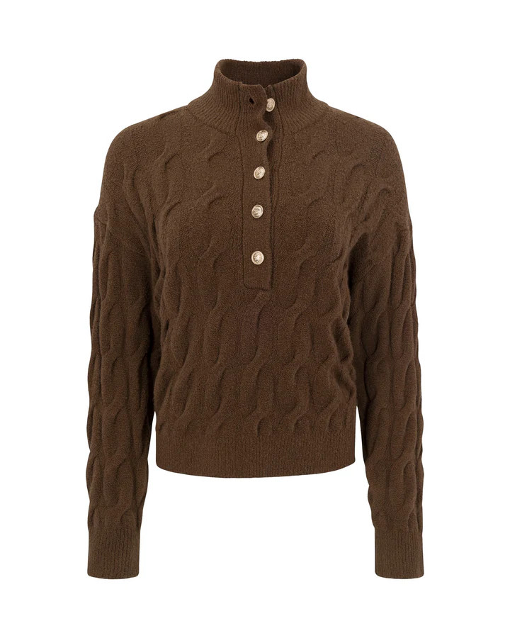 Splendid x @Cellajaneblog Half-Placket Sweater | Splendid | Splendid