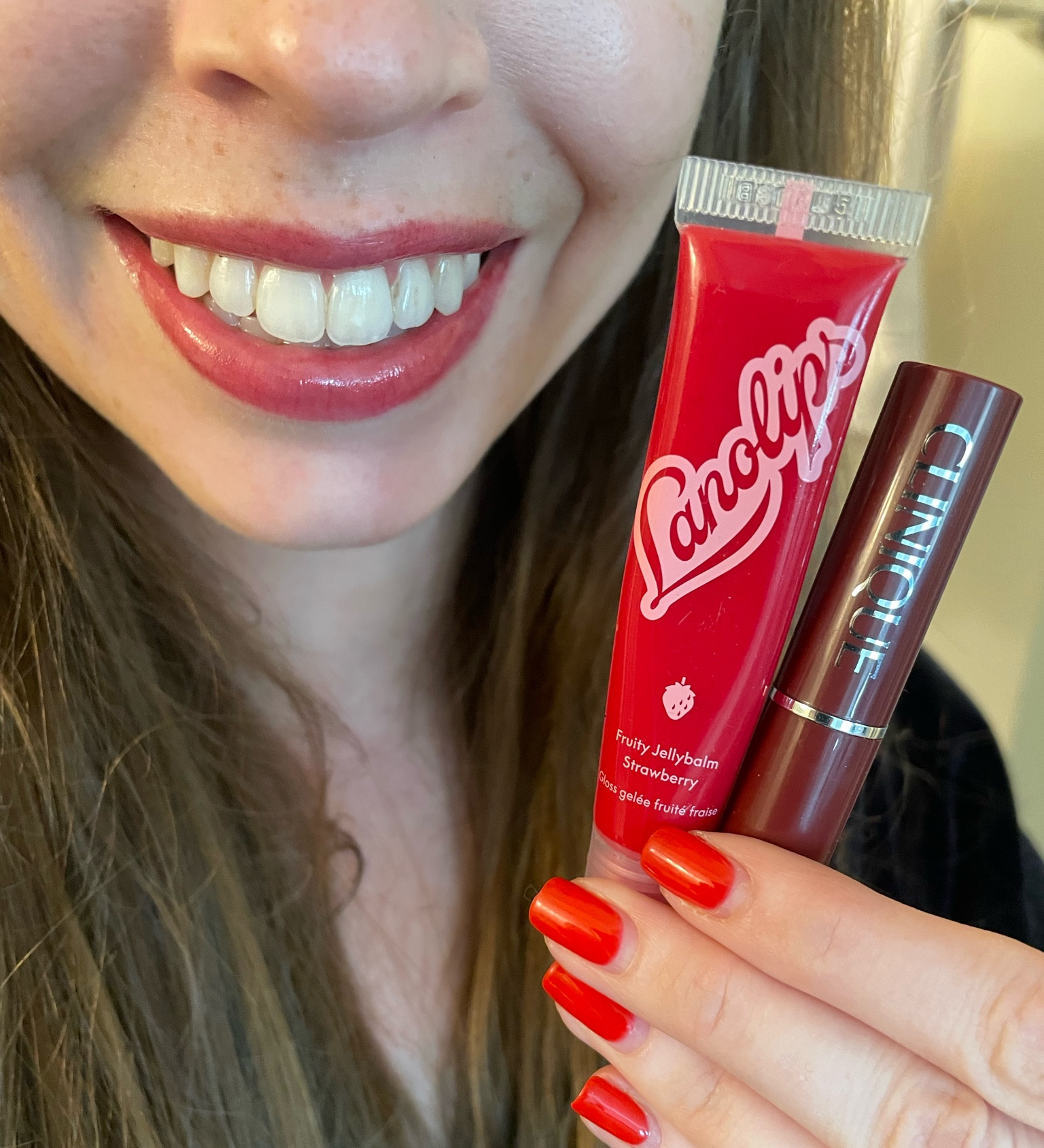 Long lasting juicy lip combo! 
Clinique black honey 
Lano fruity jelly balm strawberry 

#LTKfindsunder50 #LTKbeauty #LTKstyletip