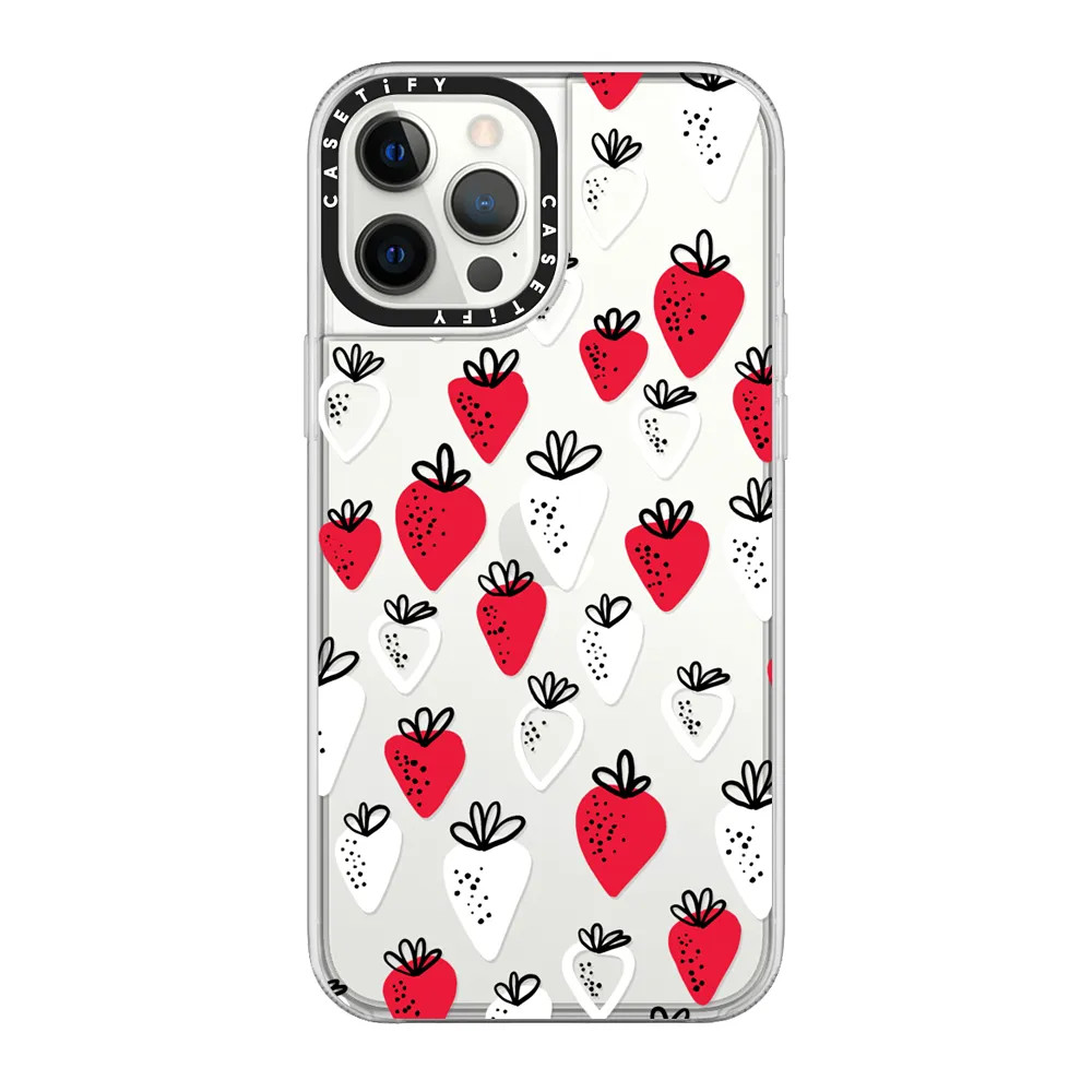 Strawberry love transparent | Casetify (Global)