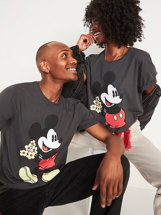 Disney&#169 Mickey Mouse Gender-Neutral Matching Graphic T-Shirt for Adults | Old Navy (US)