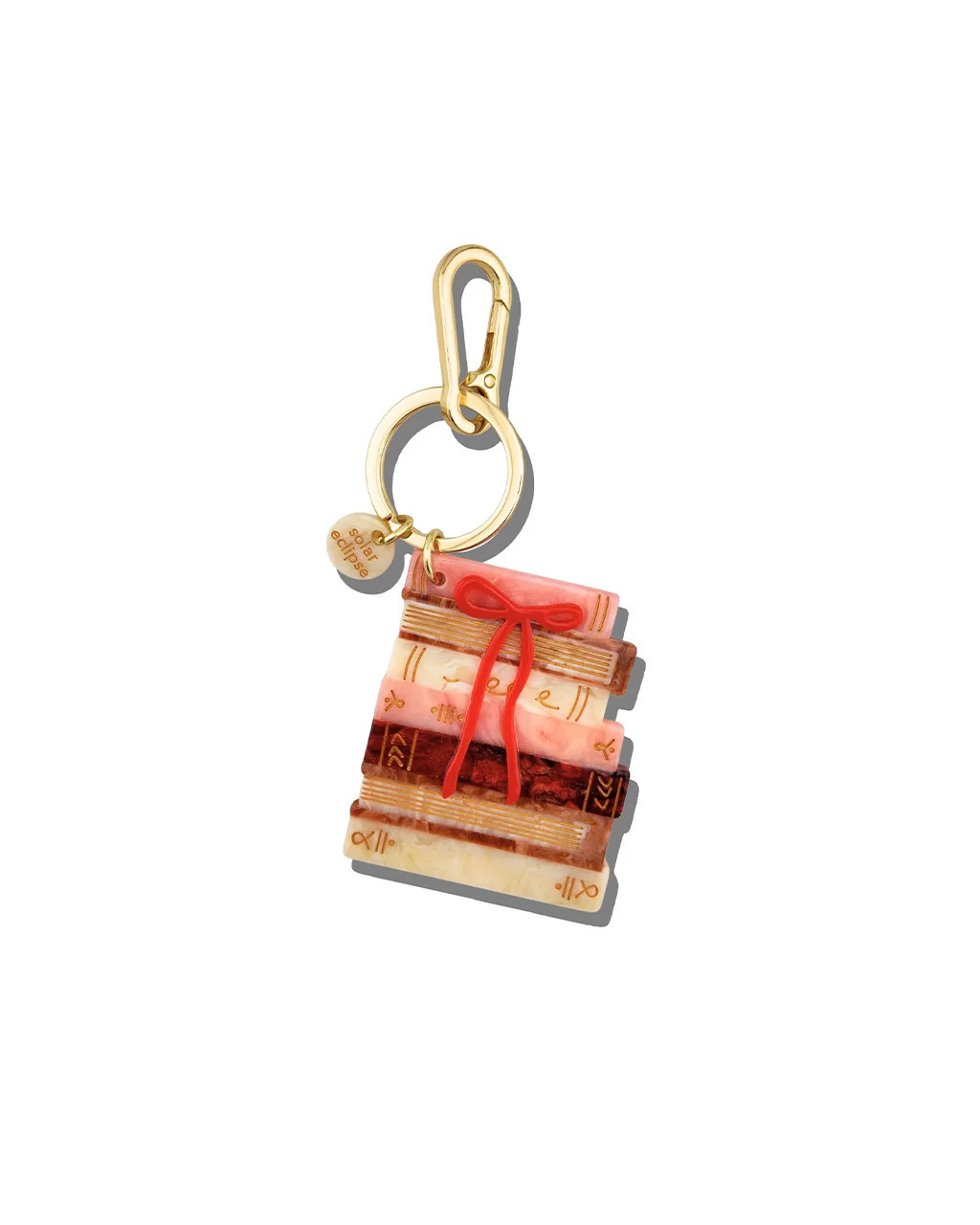 Hand-painted Bow Bookstack Bag Charm | ban.do