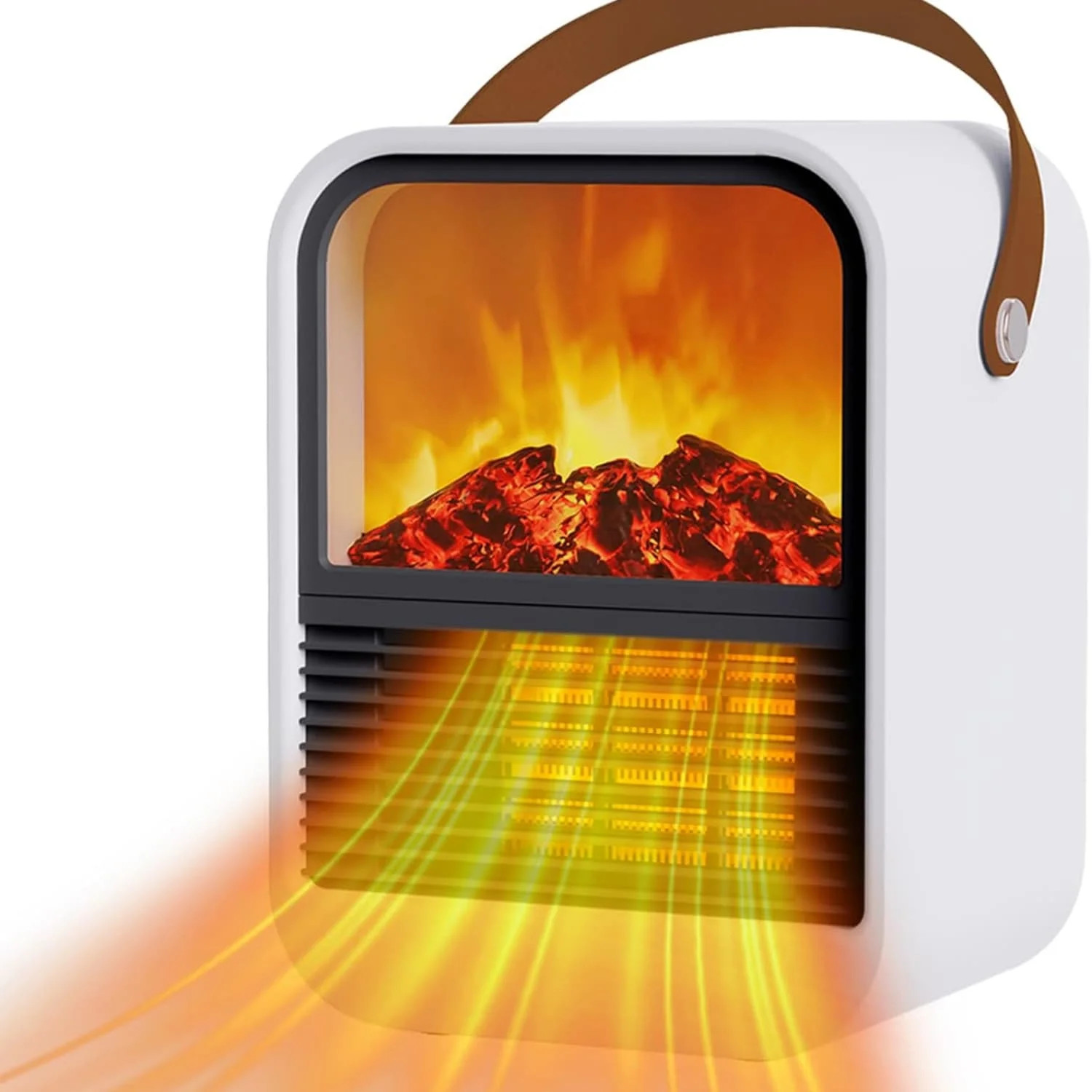 Small Room Space Heaters for Indoor Use with 3D Flames,PTC Ceramic Heater, Desk Space Heater for ... | Walmart (US)
