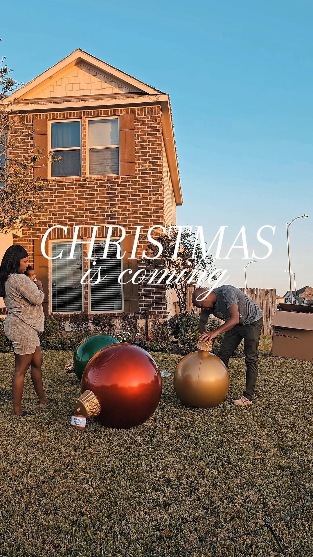 Christmas is coming! 🎄🎅🏼👏🏾 Our decorations are out including these fun outdoor ornaments that we put in our yard! 

#christmas #holiday #decor #outdoordecorations #home #family #lighting #christmasoutdoor #outdoordecor #christmasseason #holidayseason

#LTKHoliday #LTKSeasonal #LTKHome