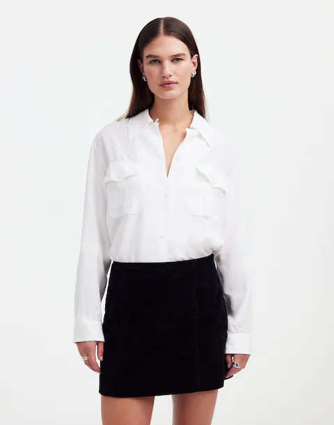 Alexa Chung for Madewell Corduroy Mini Skirt | Madewell