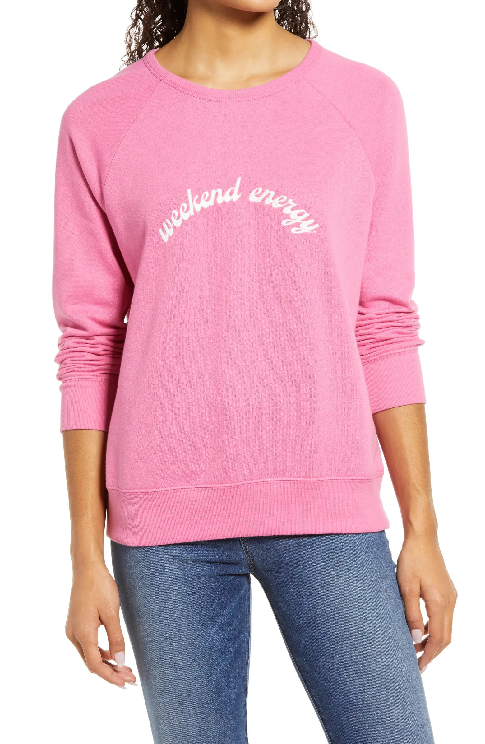 Caslon® Weekend Energy Graphic Sweatshirt | Nordstrom | Nordstrom