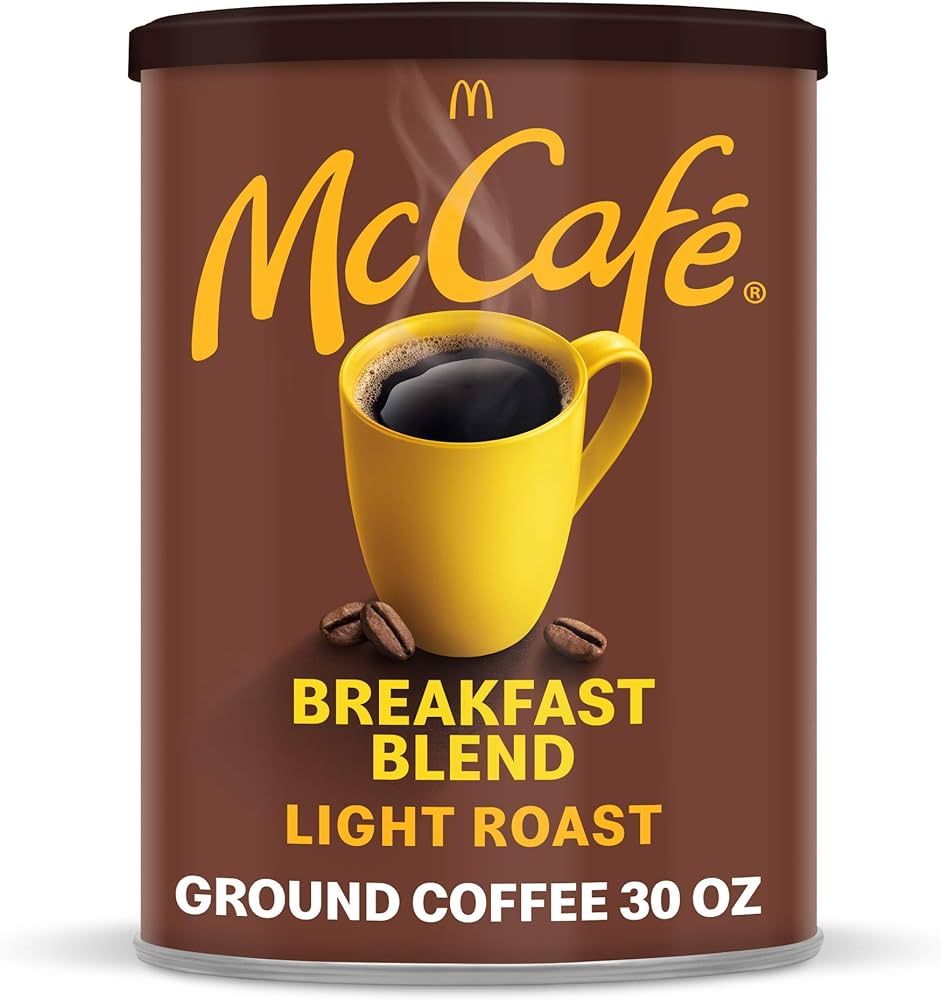 McCafe Breakfast Blend, Light Roast Ground Coffee, 30 oz Canister | Amazon (US)