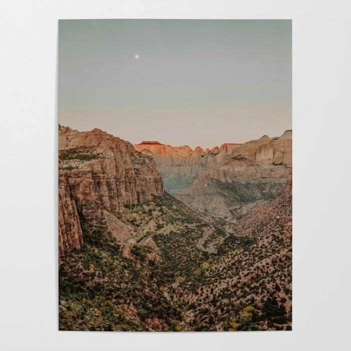 Zion National Park V / Utah Desert Poster by loveandmagic | Society6