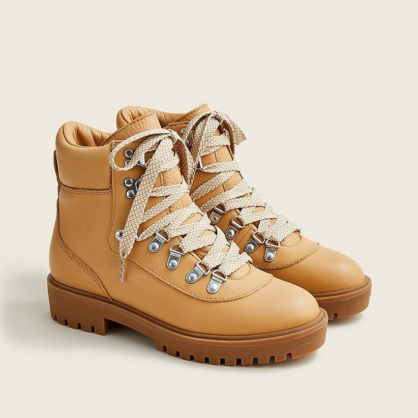 Lightweight leather Nordic boots | J. Crew US